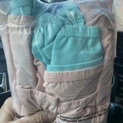 Comfort Choice Boy Short Women’s Underwear Panties Size 15 Pack of 5 Blues Pinks - Image 1 of 4