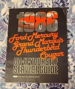 Ford Mercury Grand Marquis Thunderbird Cougar Do-It-Yourself Service Guide - Picture 1 of 4