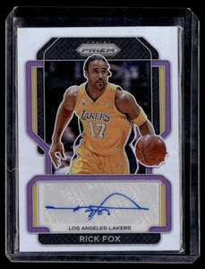 Rick Fox 2021-22 Panini Prizm Signatures Silver #SG-RFX Lakers - Picture 1 of 2
