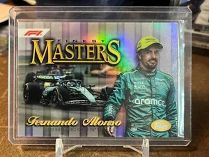 2024 Topps Finest Formula 1 Fernando Alonso Masters Refractor F1 - Picture 1 of 3