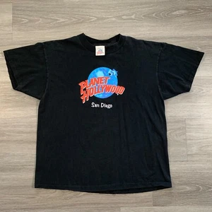 Camiseta De Colección Planet Hollywood Adulto XL Negra Puntada Única San Diego Hecha en EE. UU. - Imagen 1 de 8