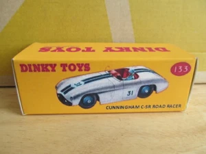 REPRODUCTION DINKY CUNNINGHAM RACING CAR BOX - BOX ONLY - Picture 1 of 1