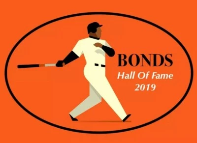 Calcomanía de vinilo original Barry Bonds #25 SF GIANTS Salón de la Fama Salón de la Fama MLB ⚾ 👑� Foto 1 de 3