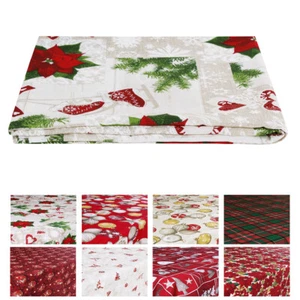 Tela Algodón A Fantasia Navidad Corte 280x280 CM Metro Rojo Natale - Imagen 1 de 27