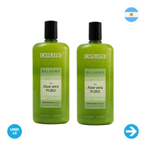 Capilatis - Balsamo Con Aloe Vera Puro - 420ml x2 Unidades - Picture 1 of 1