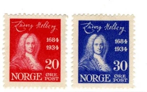 1934 Norway STAMPS SC#  160 161 MLH OG - Picture 1 of 1