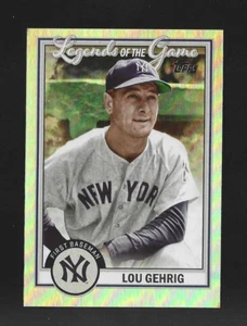 LOU GEHRIG 2023 TOPPS SERIE 2 LEGENDEN DES SPIELS SILBER FOLIENEINSATZ LG-11 - Bild 1 von 2