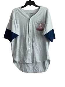 Vintage 90's True Fan New York Yankees MLB  T-Shirt Men's Large USA Jersey - Picture 1 of 6