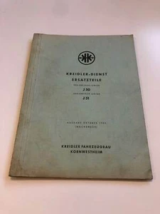 Lista de piezas de repuesto originales Kreidler - Junior "J50 & J51" (1955-1956) - Imagen 1 de 3