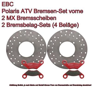 EBC Frenos Set Delantero 2xMD6202D+2xFA159TT para Polaris Atv - Imagen 1 de 3