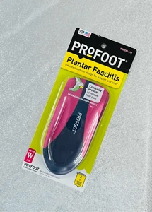 Profoot Plantar Fasciitis Insole Orthodic Shoe Insert Arch Support Women 6-10 Ne - Picture 1 of 2