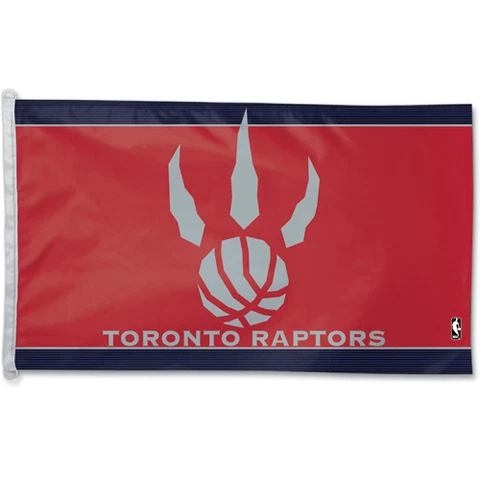 Toronto Raptors Flag - 3'X5' Flag - Deluxe Premium Flag Cover