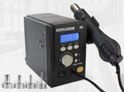 220V 2008 ESD Digital Display Hot Air soldering Hot Air Rework Station - Image 1 of 4
