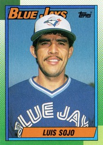 1990 Topps  #594 - Luis Sojo RC - Toronto Blue Jays
