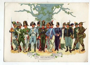 CARTOLINA R.GUARDIA DI FINANZA UNIFORMI DAL 1774 AL 1934 VG 1935 FORMATO GRANDE - Picture 1 of 2