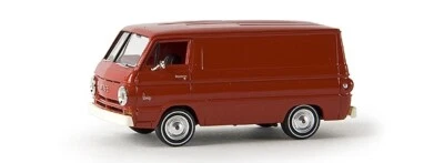 Scala H0 1:87 BREKINA 34352 Dodge A-100 Van, Rosso Nuovo Conf. Orig. - Immagine 1 di 2
