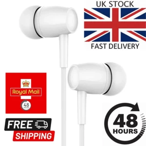 3.5mm In-Ear Headphones Earphones with Mic for iPhone, Samsung & Sports Use - Afbeelding 1 van 9