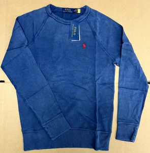 NUOVA POLO RALPH LAUREN MAGLIONE BLU UOMO GIROCOLLO TAGLIA(XS) + SPEDIZIONE GRATUITA - Foto 1 di 4
