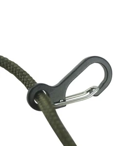 10pk Paracord Carabiner SNAP HOOK SPRING Metal Utility Buckle Clip Rucksack - Picture 1 of 3