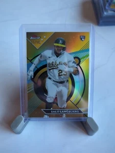 2023 Finest #3 Shea Langeliers rifrattore oro #/50 B2 - Foto 1 di 1