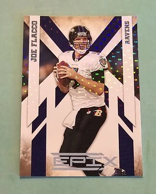 2010 Panini Epix JOE FLACCO #8 Silver SP #/250 Baltimore Ravens  - Image 1 of 2