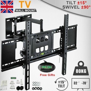 Full Motion TV Wall Mount – Swivel & Tilt Bracket For 32" To 60" TVs (Up To 99 Lbs) 9 thumbnail image