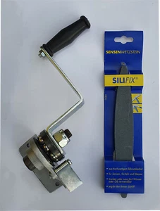 800505 Dengelmaschine, Dengelgerät, Sensenschärfer, Dengelmax inkl. Wetzstein - Bild 1 von 5