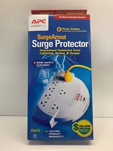 APC SurgeArrest Network 8-outlet Surge Protector - NET 8 - Picture 1 of 4