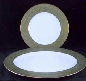 Sango Versailles Group of Dinner Plate and 14 Inch Platter 3632 - Picture 1 of 10