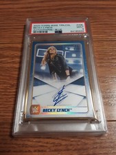 2020 Topps WWE Transcendent Becky Lynch 2/5 Auto Card PSA 9 *POP 1 NONE HIGHER*