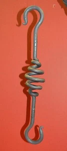  Lighting Chandelier S-Hook, Chain Link 16" Wrought Iron Coil by Blacksmith USA  - Picture 1 of 12