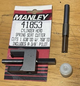MANLEY 41853 CYLINDER HEAD SPRING SEAT CUTTER HARLEY 5/16 + 3/8 PILOT 1.630 .760 - Picture 1 of 2