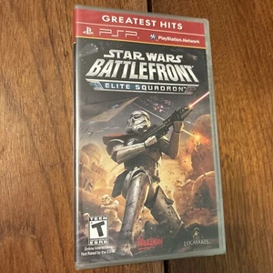 NEW SEALED Star Wars Battlefront Elite Squadron PlayStation PSP Video Game HITS - Picture 1 of 7