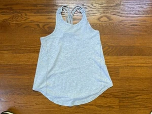 Ivivva Girl’s Light Gray Tank Top. Racer Back. No Flaws. Size 8 - Picture 1 of 3