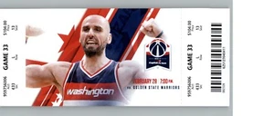 Golden State Warriors vs Washington Wizards 2/28/2017 Full Ticket Marcin Gortat - Picture 1 of 2