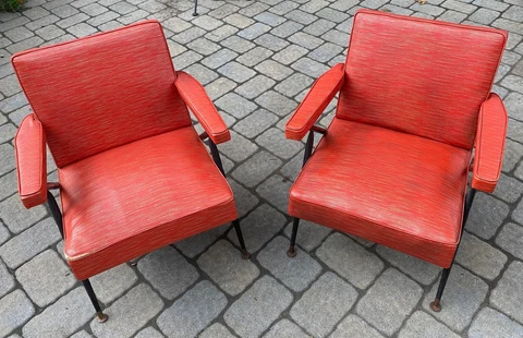 Vintage MCM Viko Baumritter Lounge chairs 1958 Cover