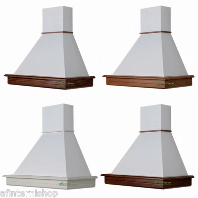 Cappa cucina rustica legno STOCK 80 motore Faber aspirante filtrante CL80-X