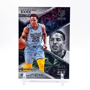 2022-23 Panini Black Desmond Bane Silver /75 #22 Grizzlies - Picture 1 of 2