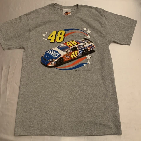 Jimmie Johnson Vintage T Shirt #48 Nascar Winners Circle Mens Large EUC Cover