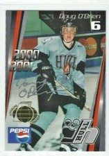 2000-01 Hull Olympiques (QMJHL) Doug O'Brien autographed 53/100