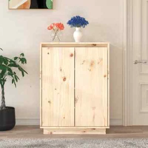 Schuhschrank 60x35x80cm Massivholz Kiefer Schuhregal mehrere Auswahl vidaXL - Bild 1 von 24