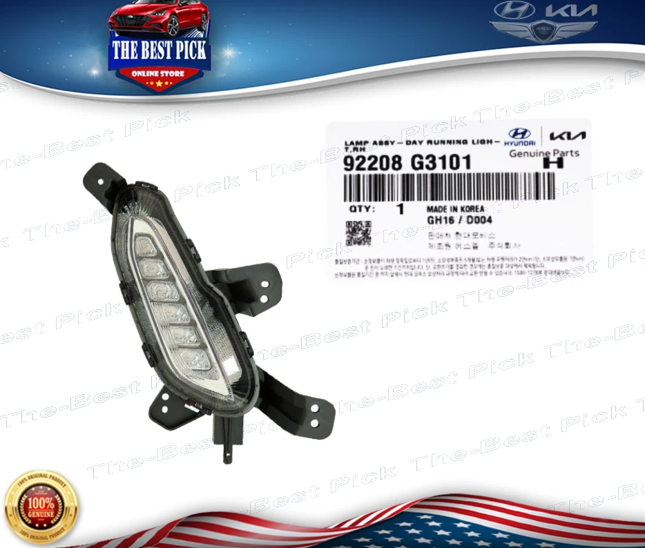 ⭐GENUINE⭐ Fog Light RIGHT For Hyundai Elantra GT 2018-2020 92208G3101 - Image 1 of 1