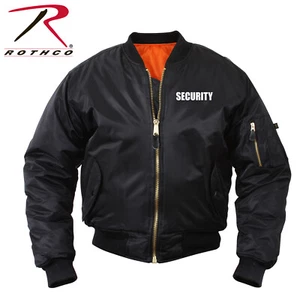 Rothco MA-1 Flight Jacket/Bomber With Security Print Reversible  # 7357 - Picture 1 of 8