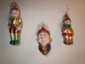 LAUSCHA Glass Ornaments HANSEL and GRETEL and WITCH handmade in Germany $6Ship - Picture 1 of 9