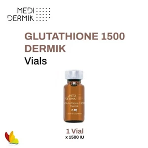 Glutathion 1500 Dermik Lyophilized Vials By Medidermik - Picture 1 of 13