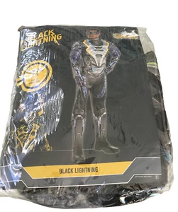 Halloween DC Black Lightning Kostüm Erwachsene Standard bis Gr. 42 Muskel Overall - Bild 1 von 9