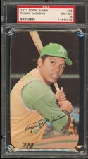 1971 Topps Super Baseball #38 Reggie Jackson PSA 6