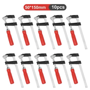 10 Set Profi Schraubknecht 150/200/300mm x 50mm Schraubzwinge Zwinge Temperguß - Bild 1 von 21