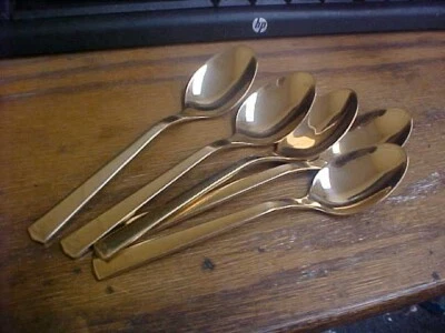 Dirilyte Dirigold Empress 5 cucharaditas 7/8" (juego de 5) ENVÍO GRATUITO Foto 1 de 3