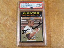 MANNY SANGUILLEN 1971 TOPPS SIGNED AUTOGRAPHED CARD #480 PITTSBURGH PIRATES PSA